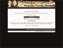 Tablet Screenshot of family-website-demo.mygreatbigfamily.com